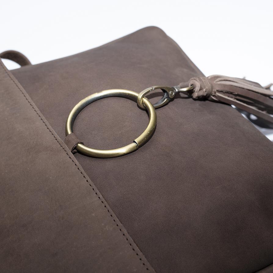 Ring Satchel (crazy horse leather)