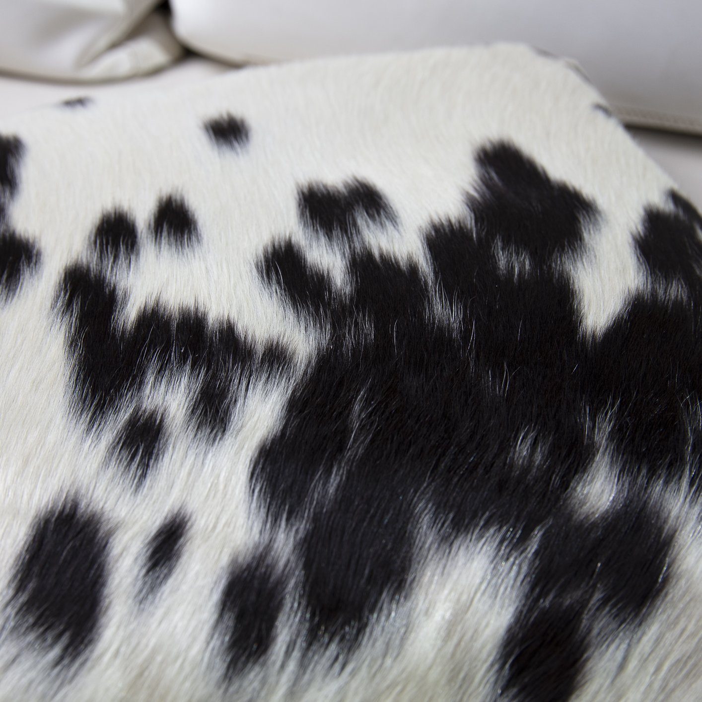 Cowhide Leather Cushion Cover