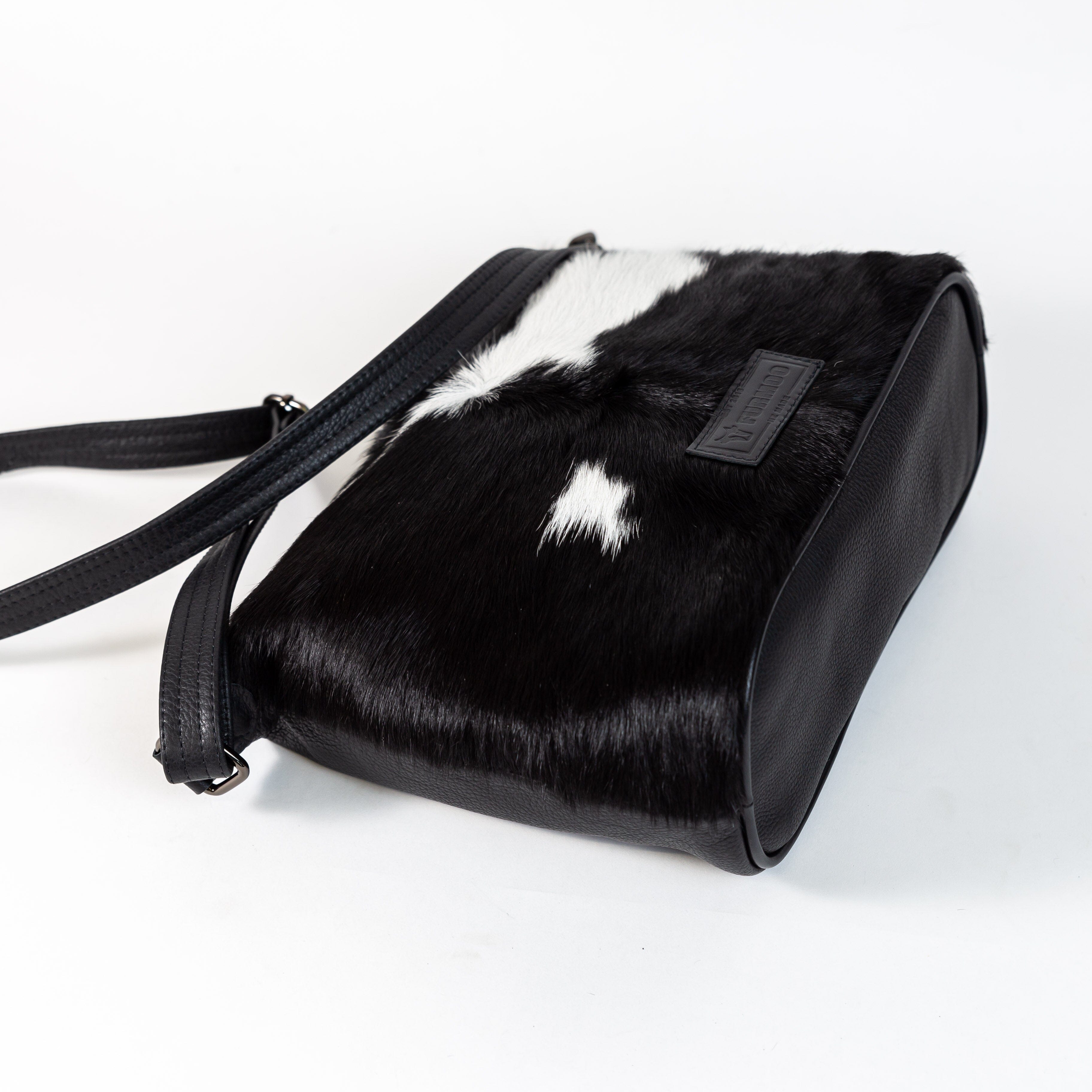 Cowhide Ms Monroe Crossbody Bag