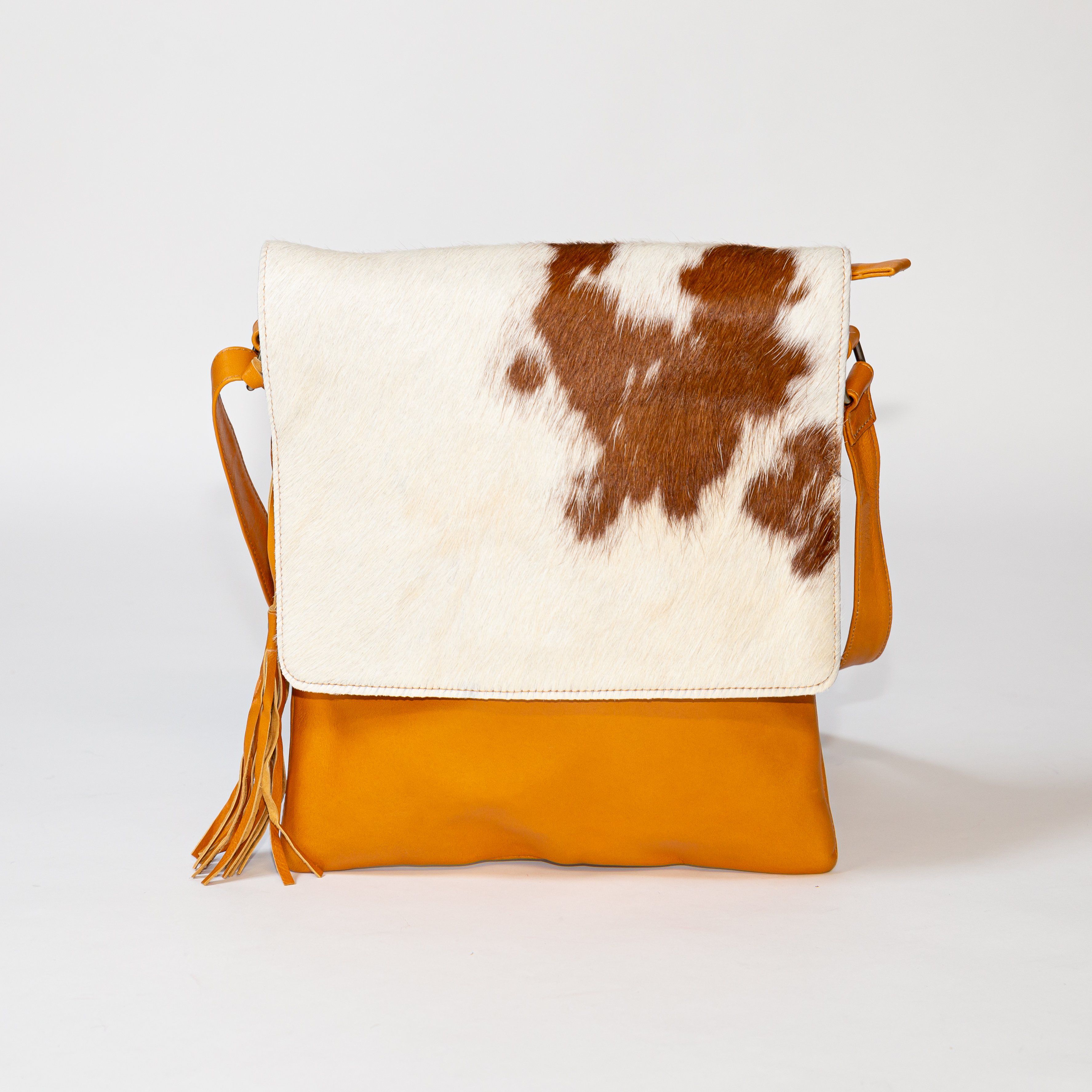 Large Cowhide Messenger