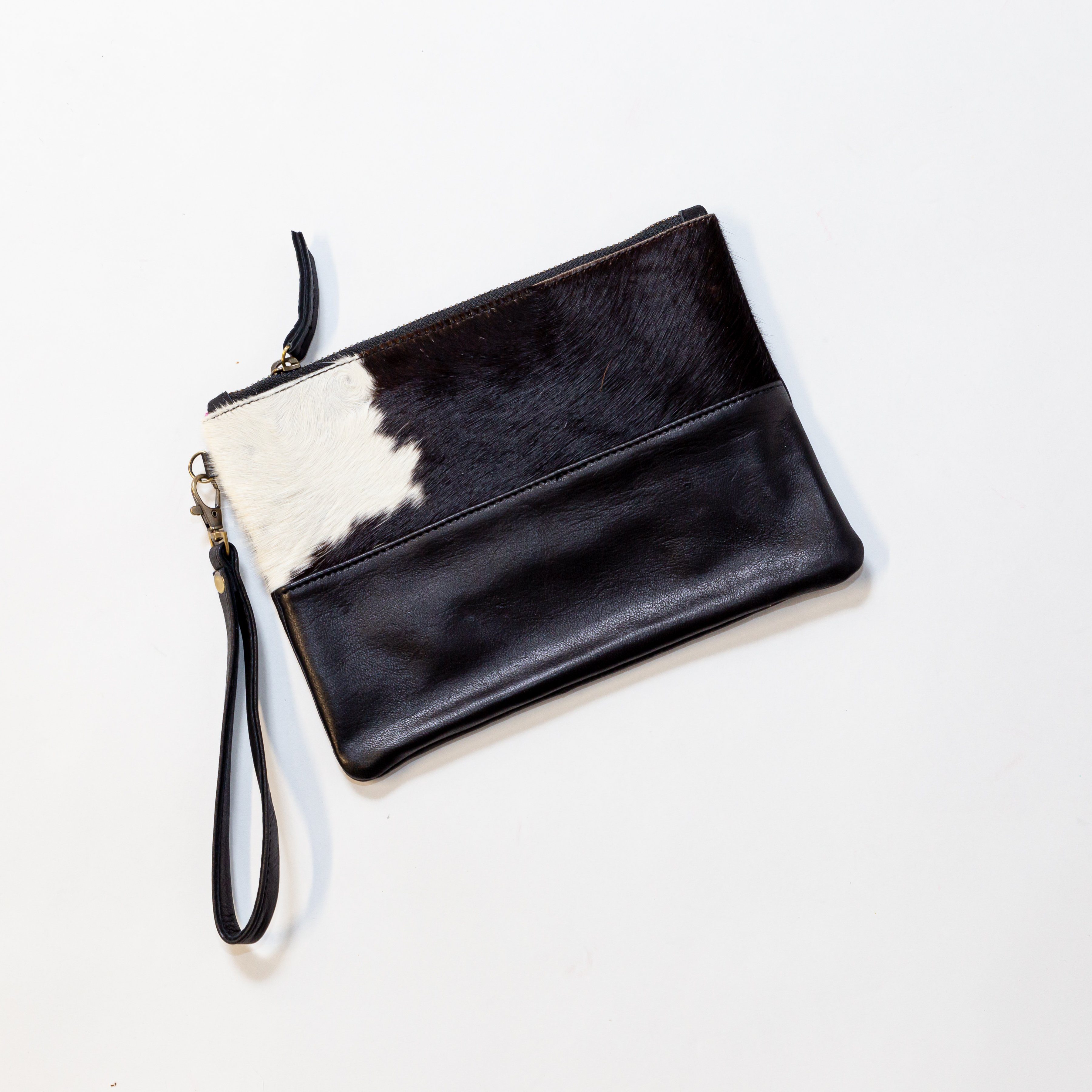 Cowhide Leather Envelope Purse