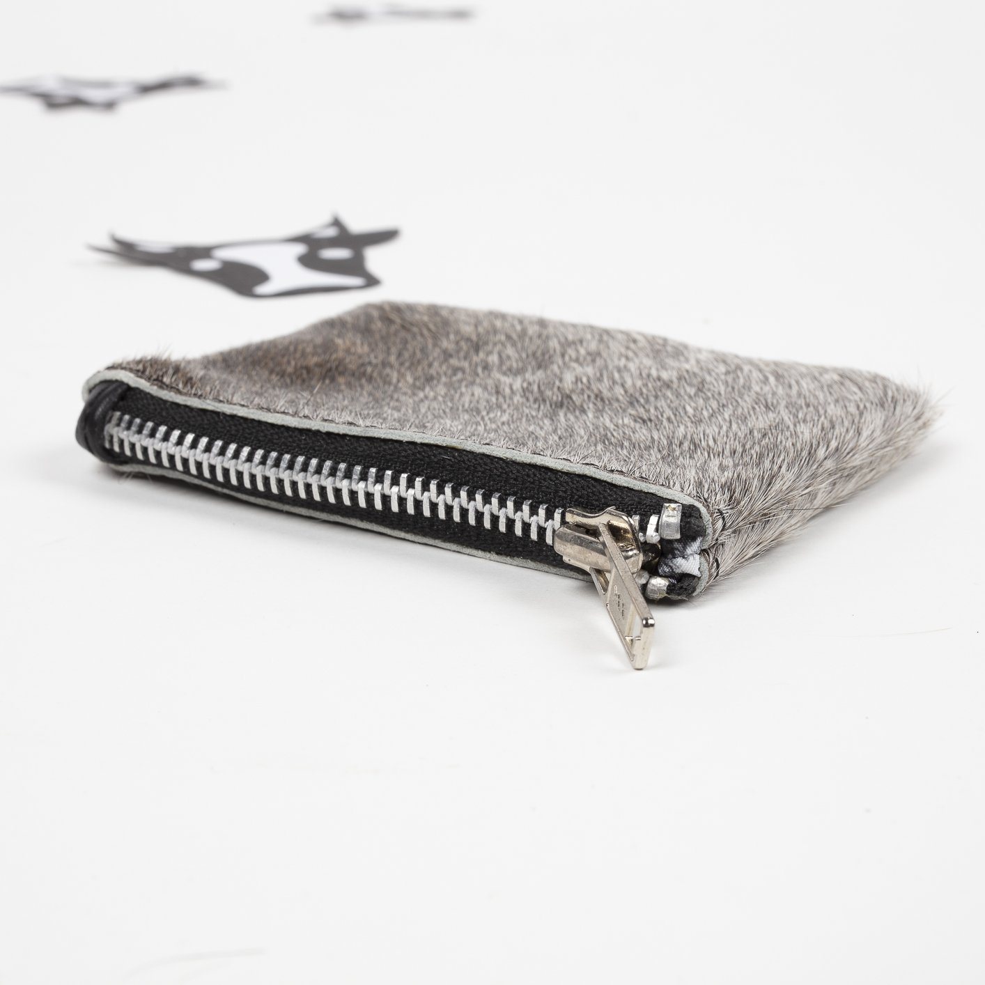 Miniature Moo Fur Coin Purse