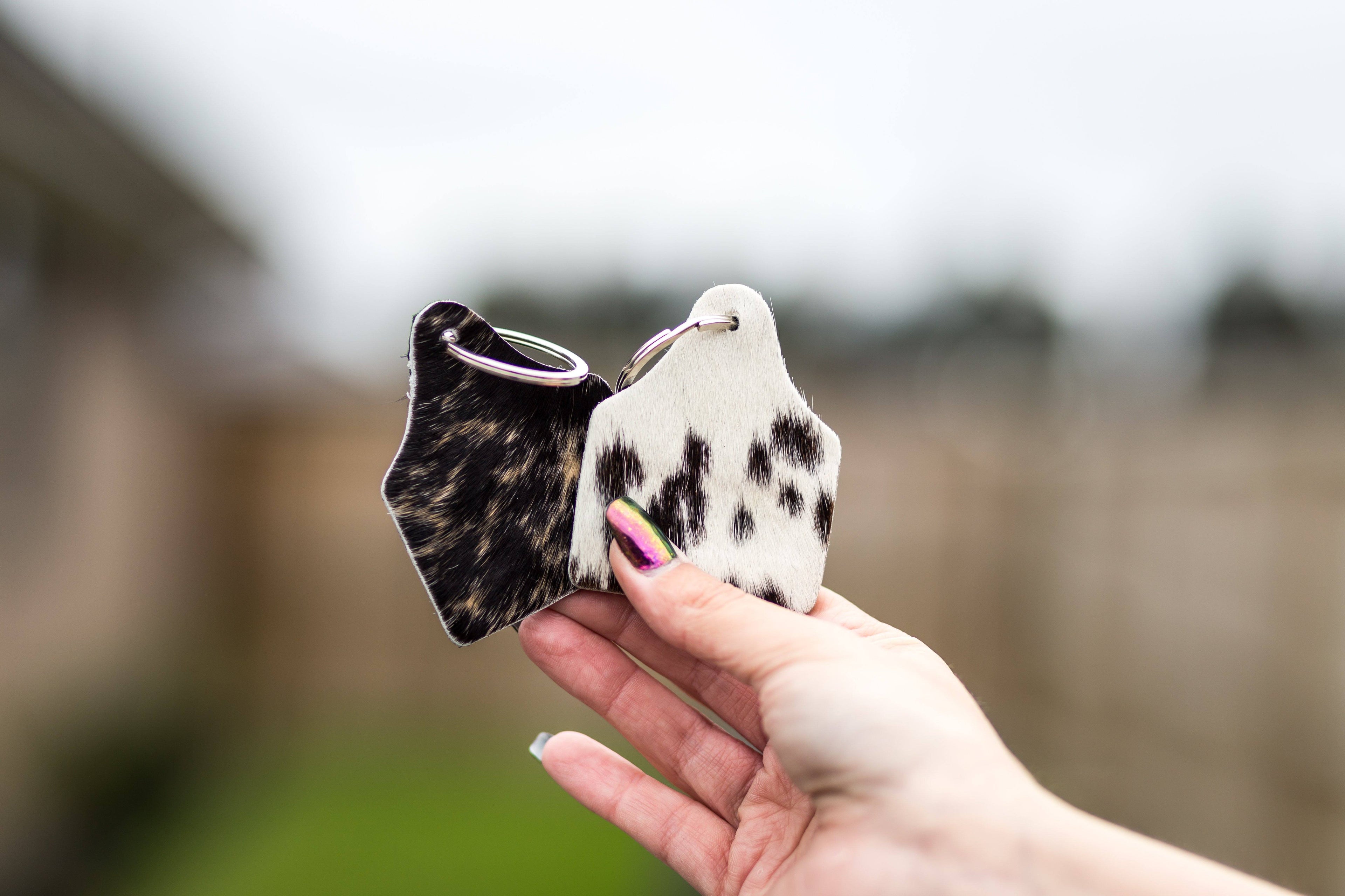 Cattle Tag Keyring