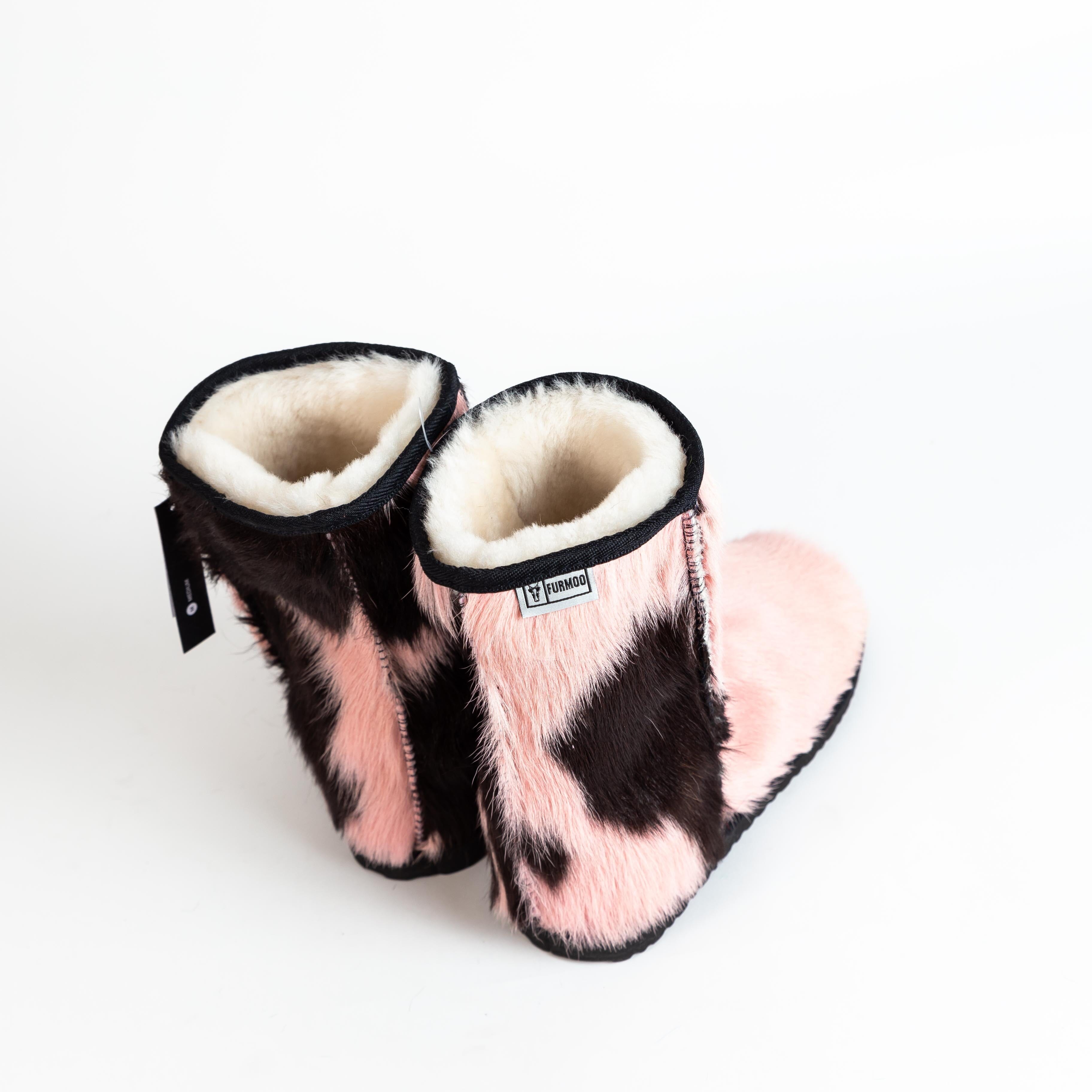 The Best Cowhide Sheepskin Boots