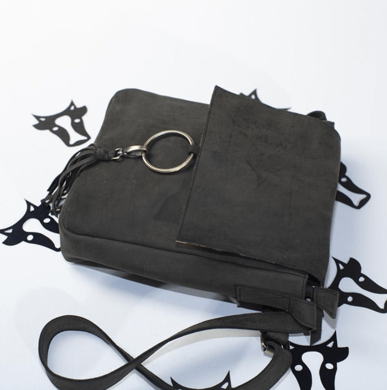 Ring Satchel (crazy horse leather)