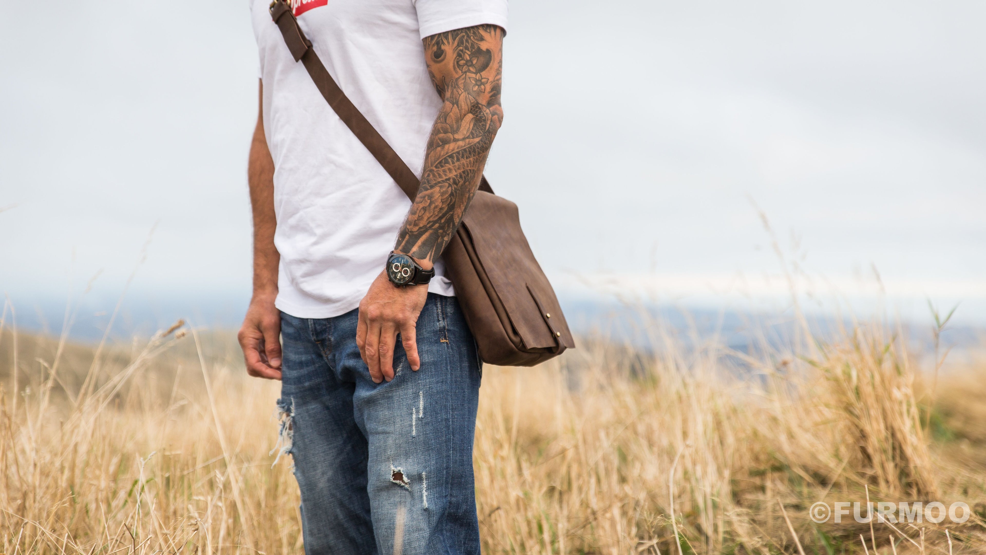 Furman Studded Messenger