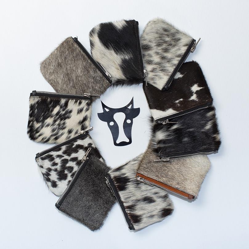 Miniature Moo Fur Coin Purse