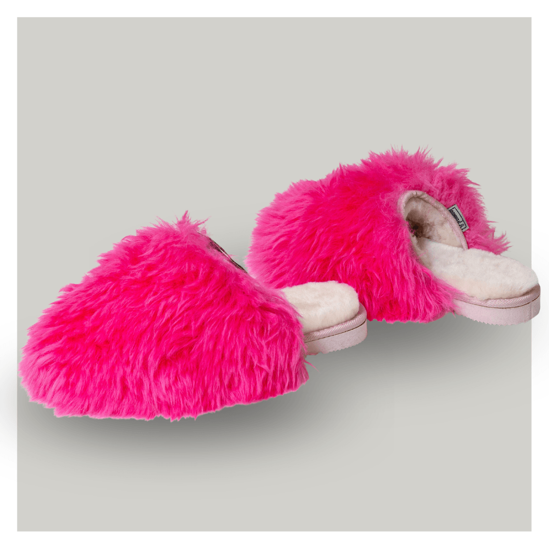 Fluffy Sheepskin Scuff