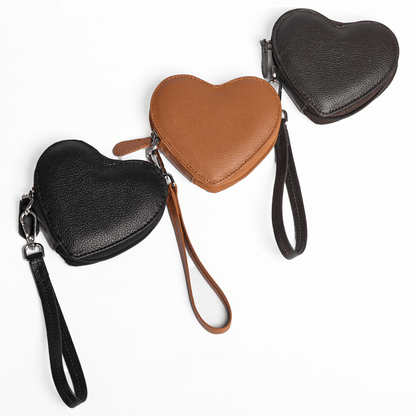 Lovestruck Leather Heart Purse