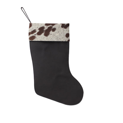 Furmoo Cowhide Christmas Stocking ( Free Purse )