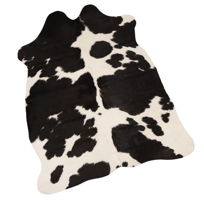 Black White Premium Cowhide Rug