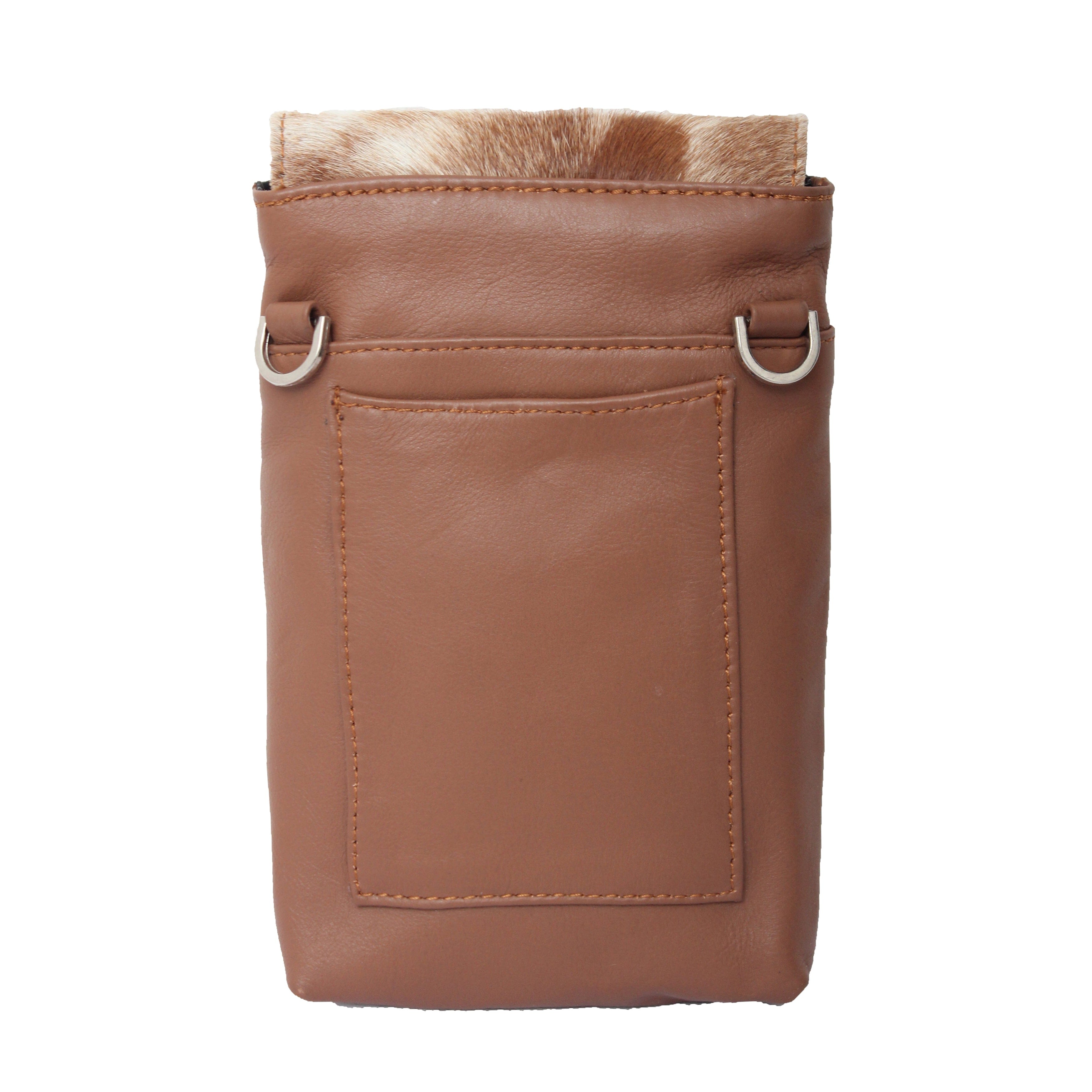 Minimalist Cowhide Leather Pouch Bag