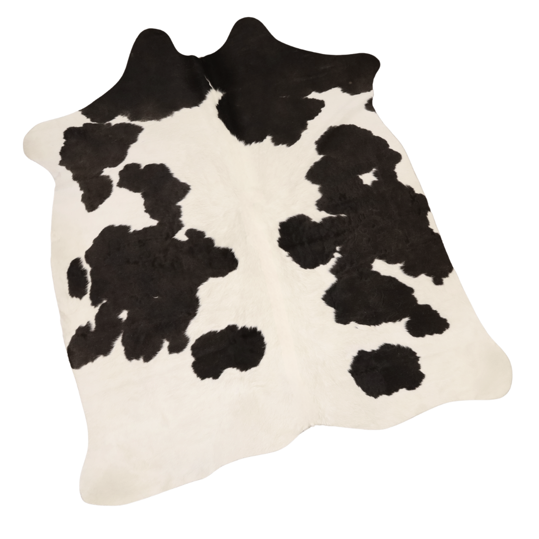 Black and White Premium Cowhide Rug
