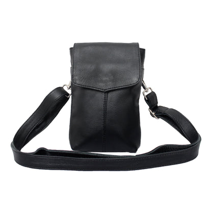 Minimalist Cowhide Leather Pouch Bag