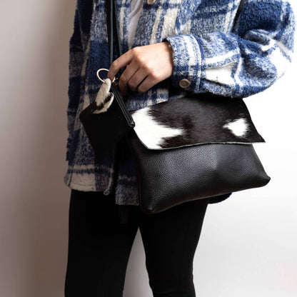 The Side Piece Cowhide Handbag