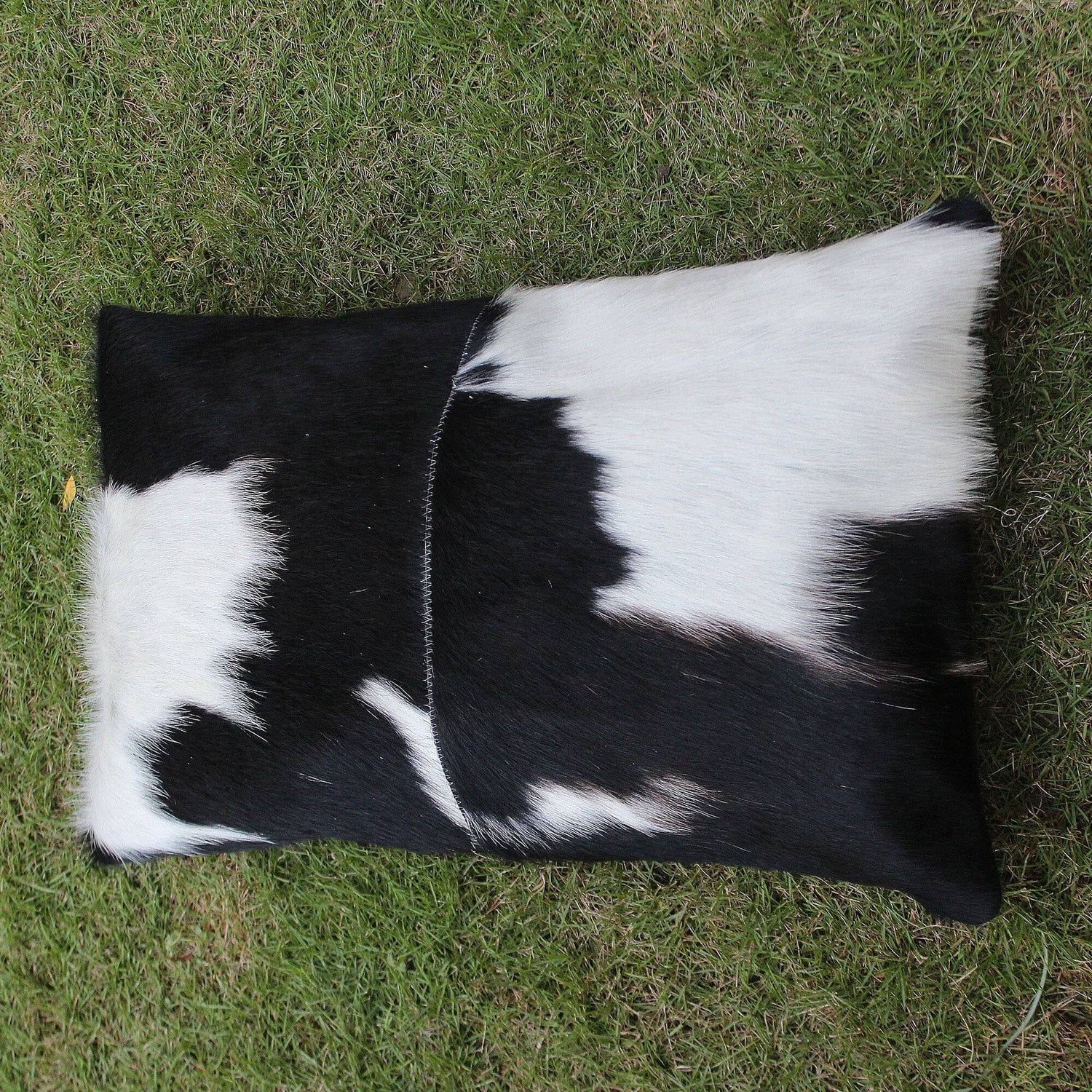 Throw Cowhide Cushion Cover