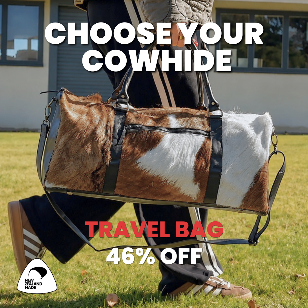 The Roam Cowhide Traveller