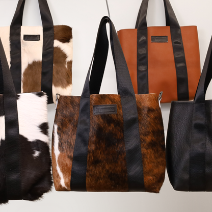 The Cowhide Grab &amp; Go Tote