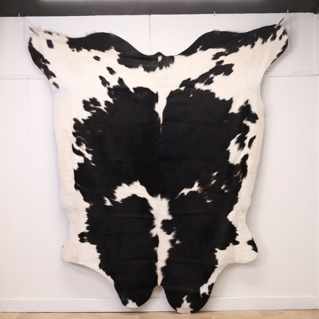 Black and White Premium Cowhide Rug