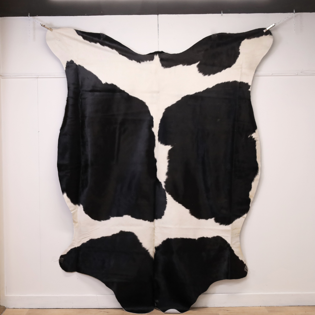 Black and White Premium Cowhide Rug