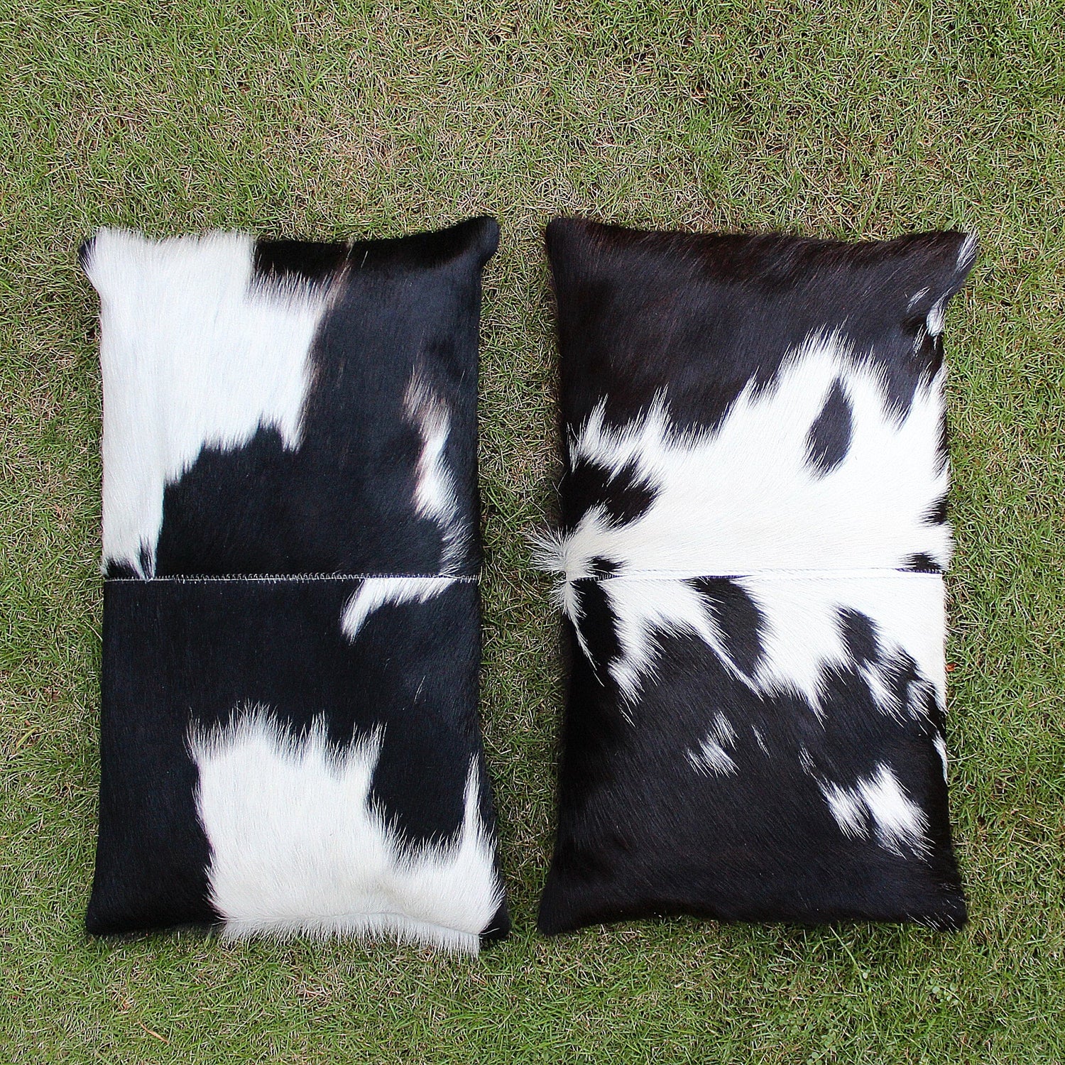 Throw Cowhide Cushion Cover