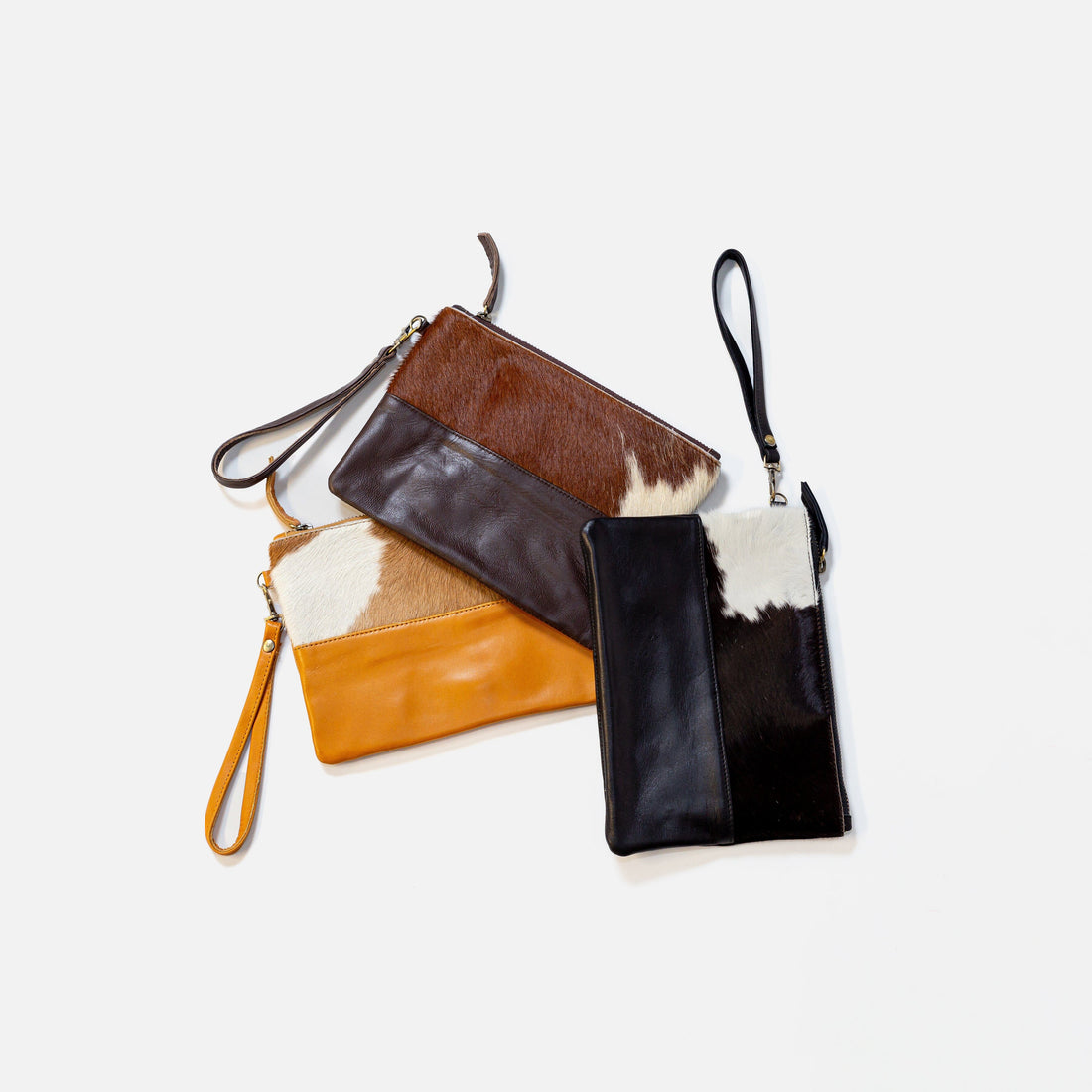 Cowhide Leather Envelope Purse