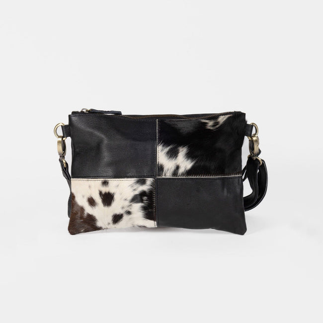 Checkers Leather Crossbody Bag (Limited Edition)