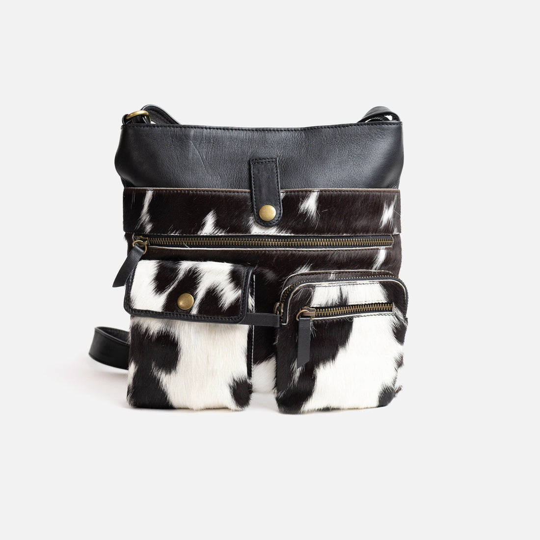 Pocketful Leather Cowhide Bag