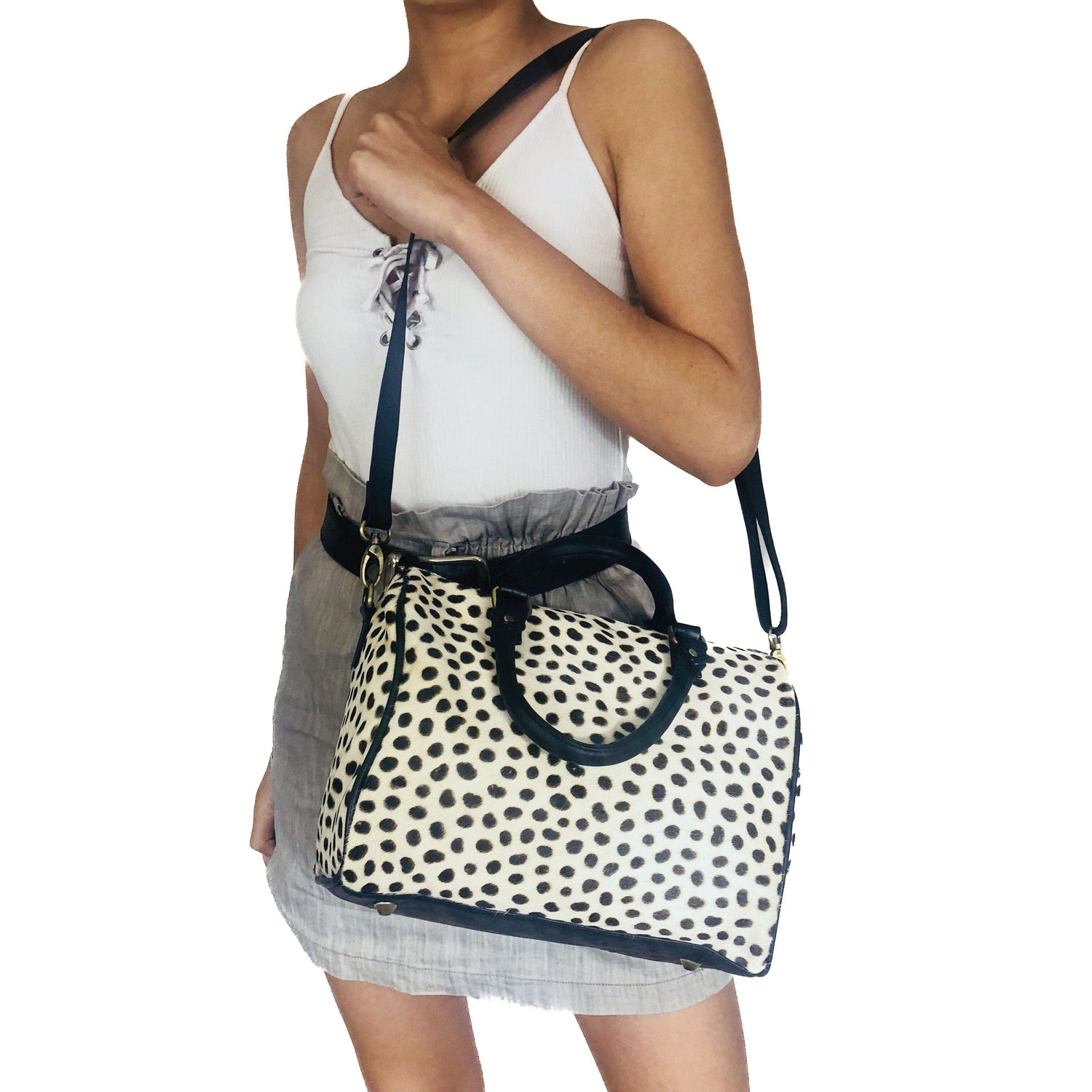 Call me Calli Cowhide Handbag