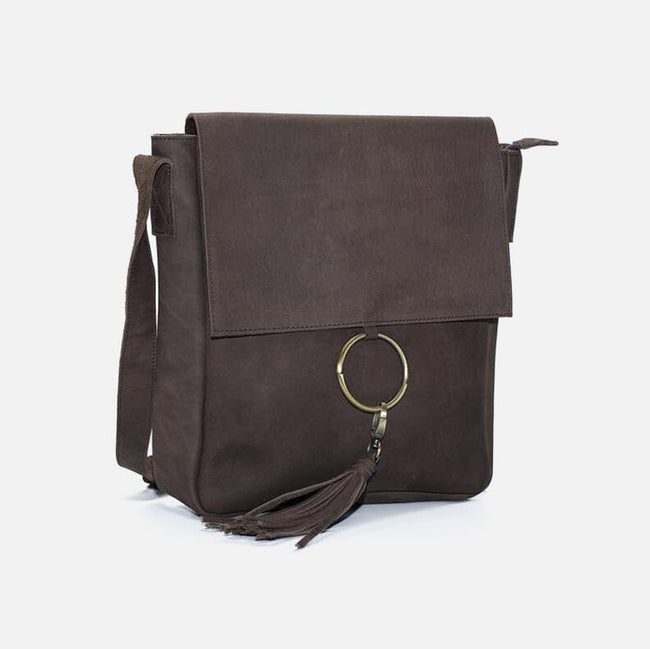 Ring Satchel (crazy horse leather)