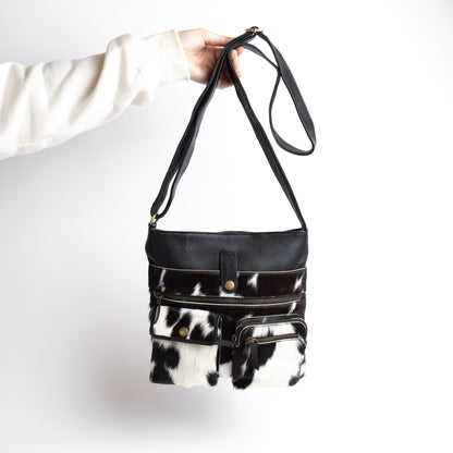 Pocketful Leather Cowhide Bag