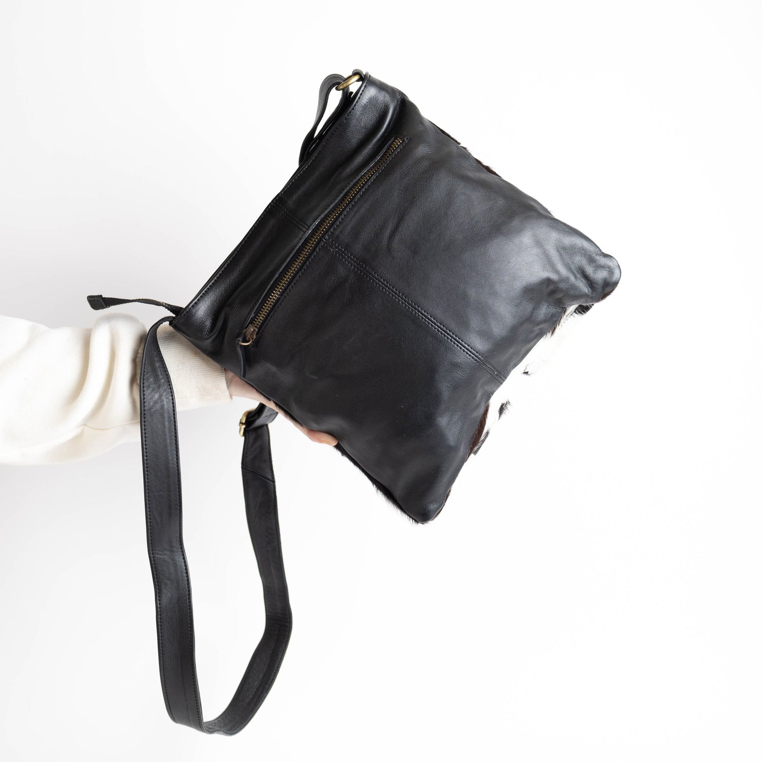 Pocketful Leather Cowhide Bag