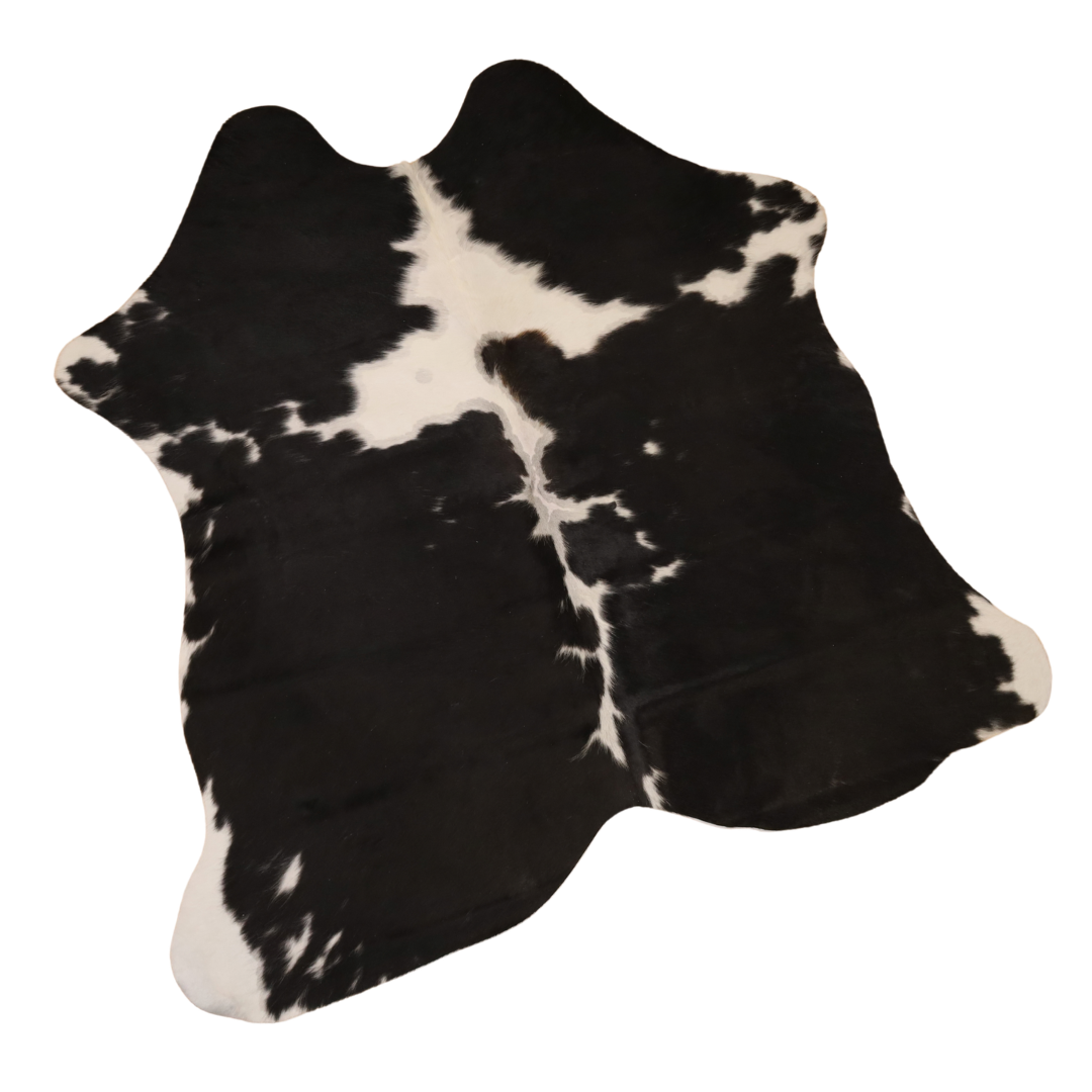 Black and White Premium Cowhide Rug