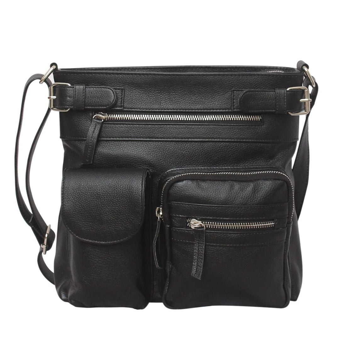 Polly Pockets Leather Bag, Pocketed Perfection