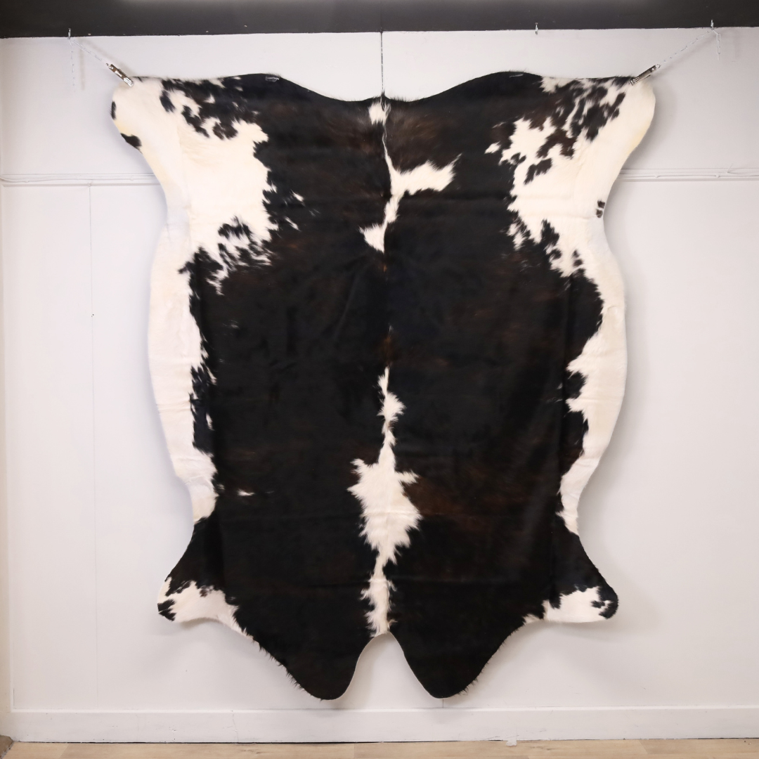 Black and White Premium Cowhide Rug