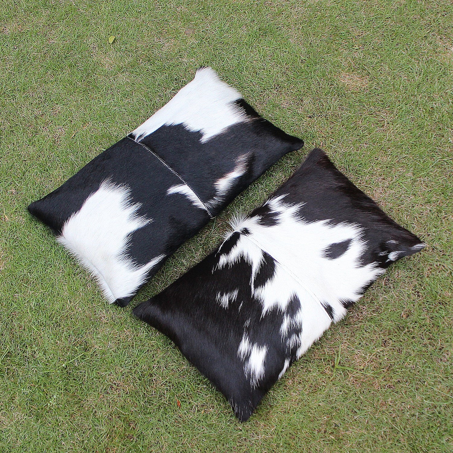 Throw Cowhide Cushion Cover