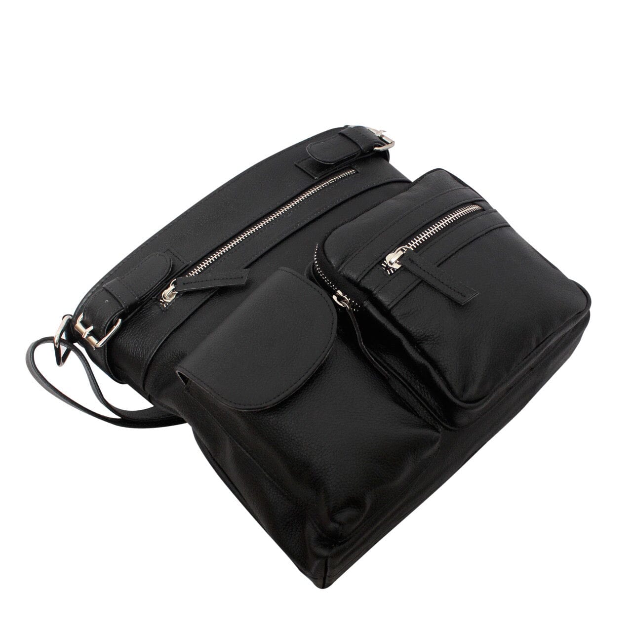 Polly Pockets Leather Bag, Pocketed Perfection