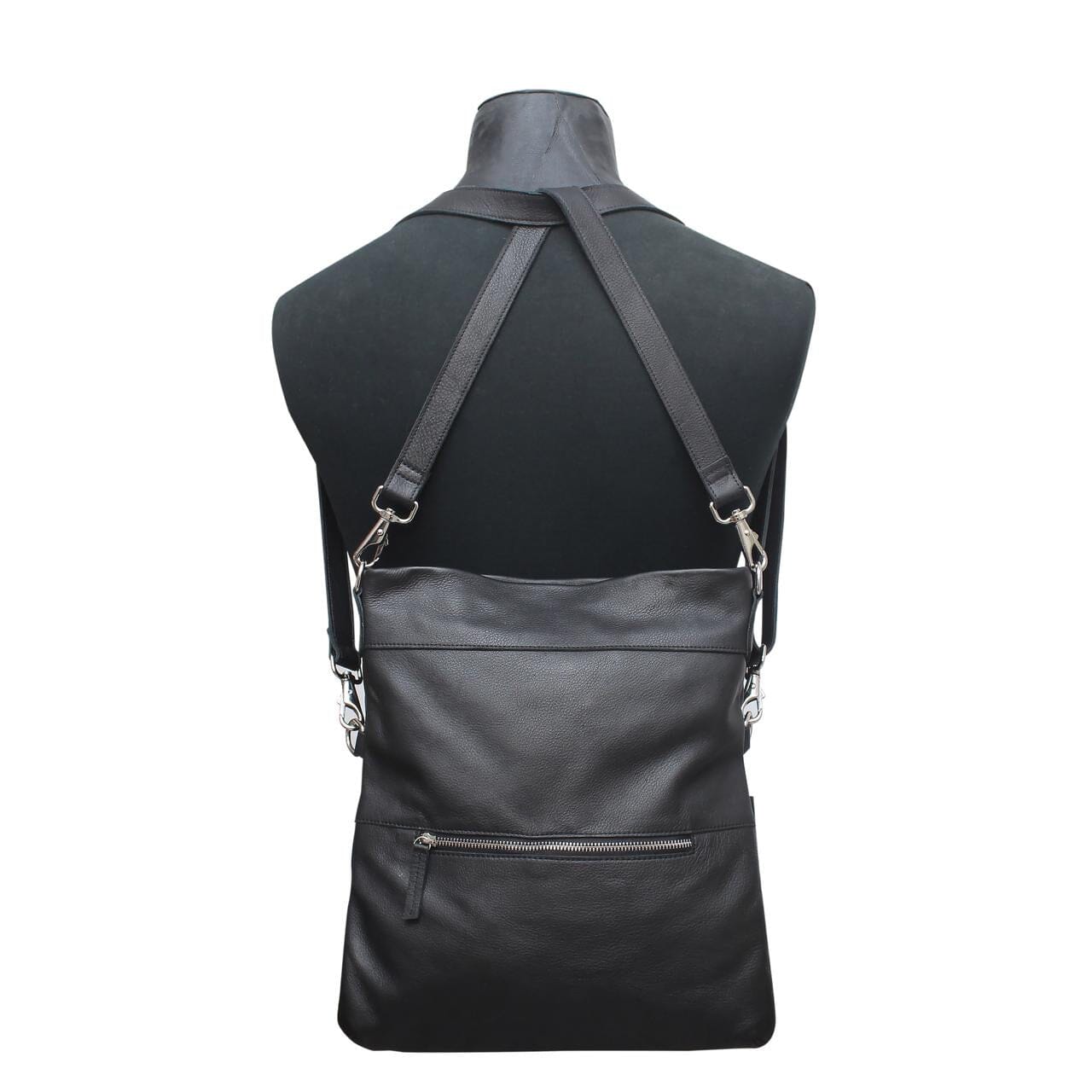 Morphé 3 n 1 leather tote , crossbody and a backpack