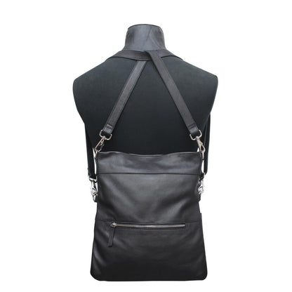Morphé 3 n 1 leather tote , crossbody and a backpack