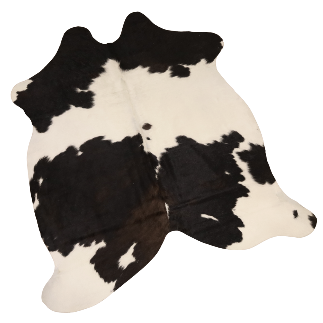Black White Premium Cowhide Rug