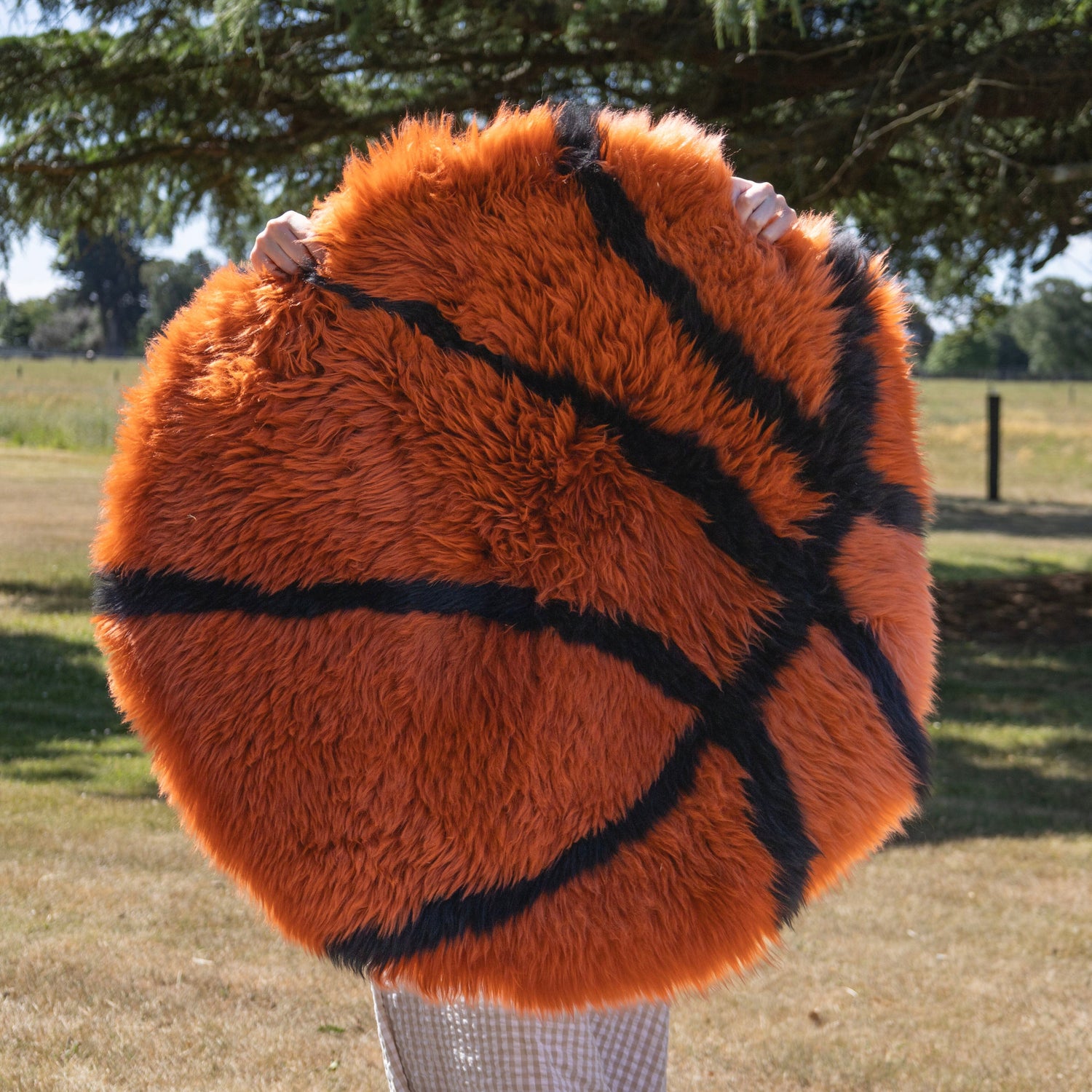 Basketball Sheepskin rug