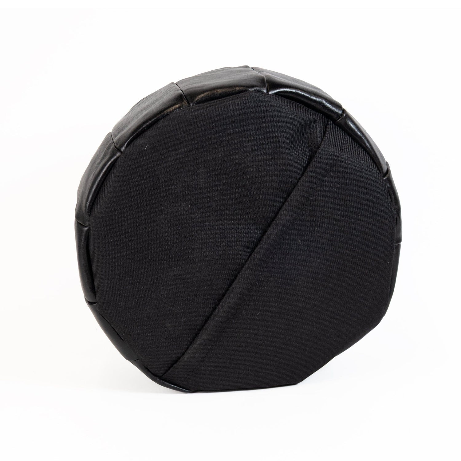 NZ Made Antique Leather Pouf