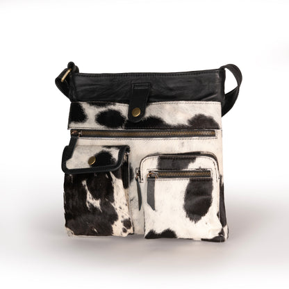 Pocketful Leather Cowhide Bag