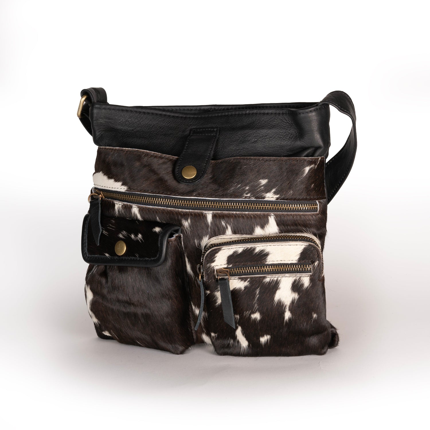 Pocketful Leather Cowhide Bag