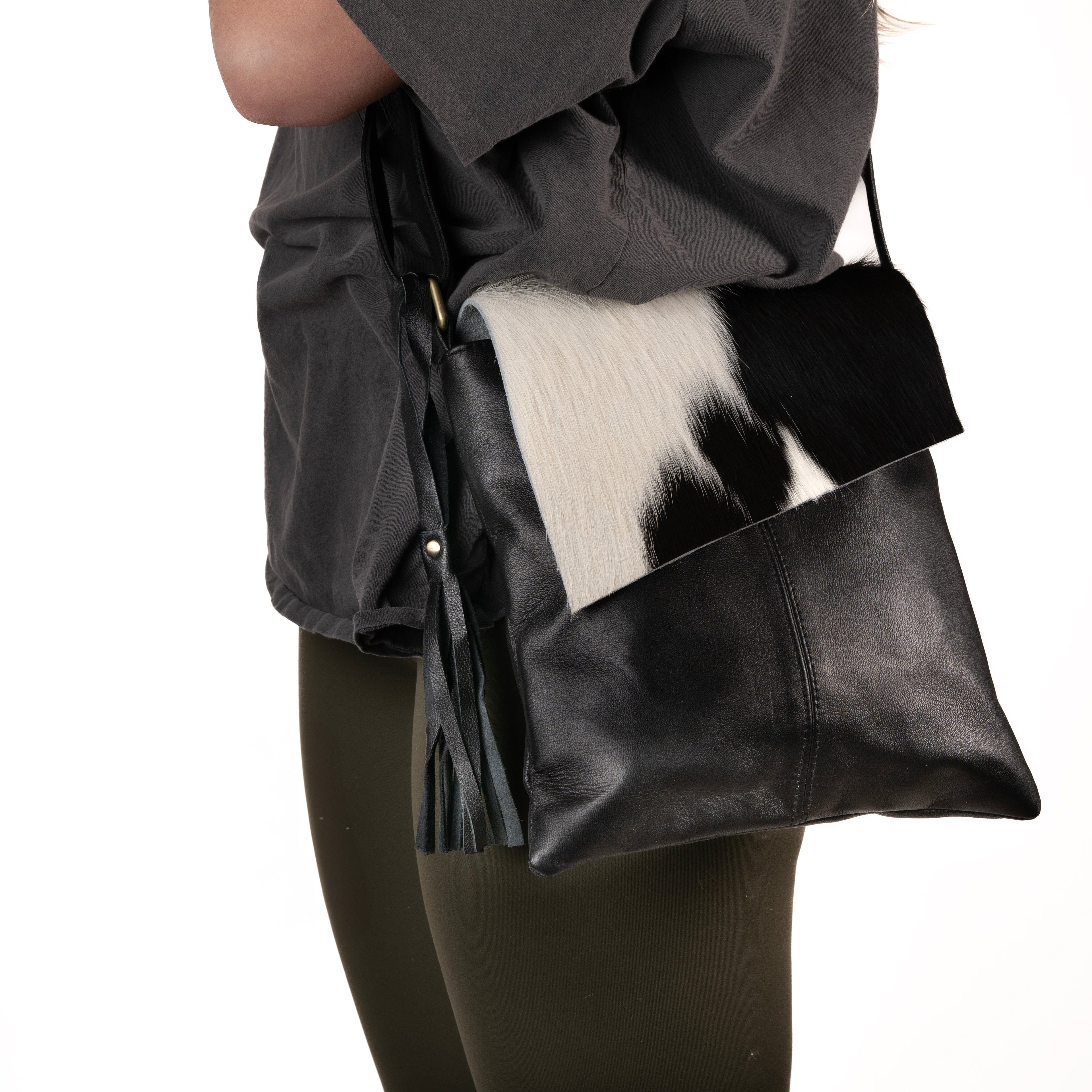 Mini Raw Cut Cowhide Handbag