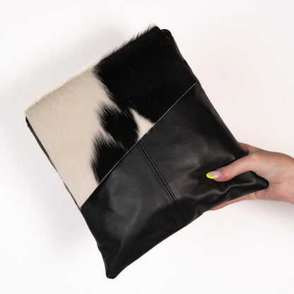 Mini Raw Cut Cowhide Handbag