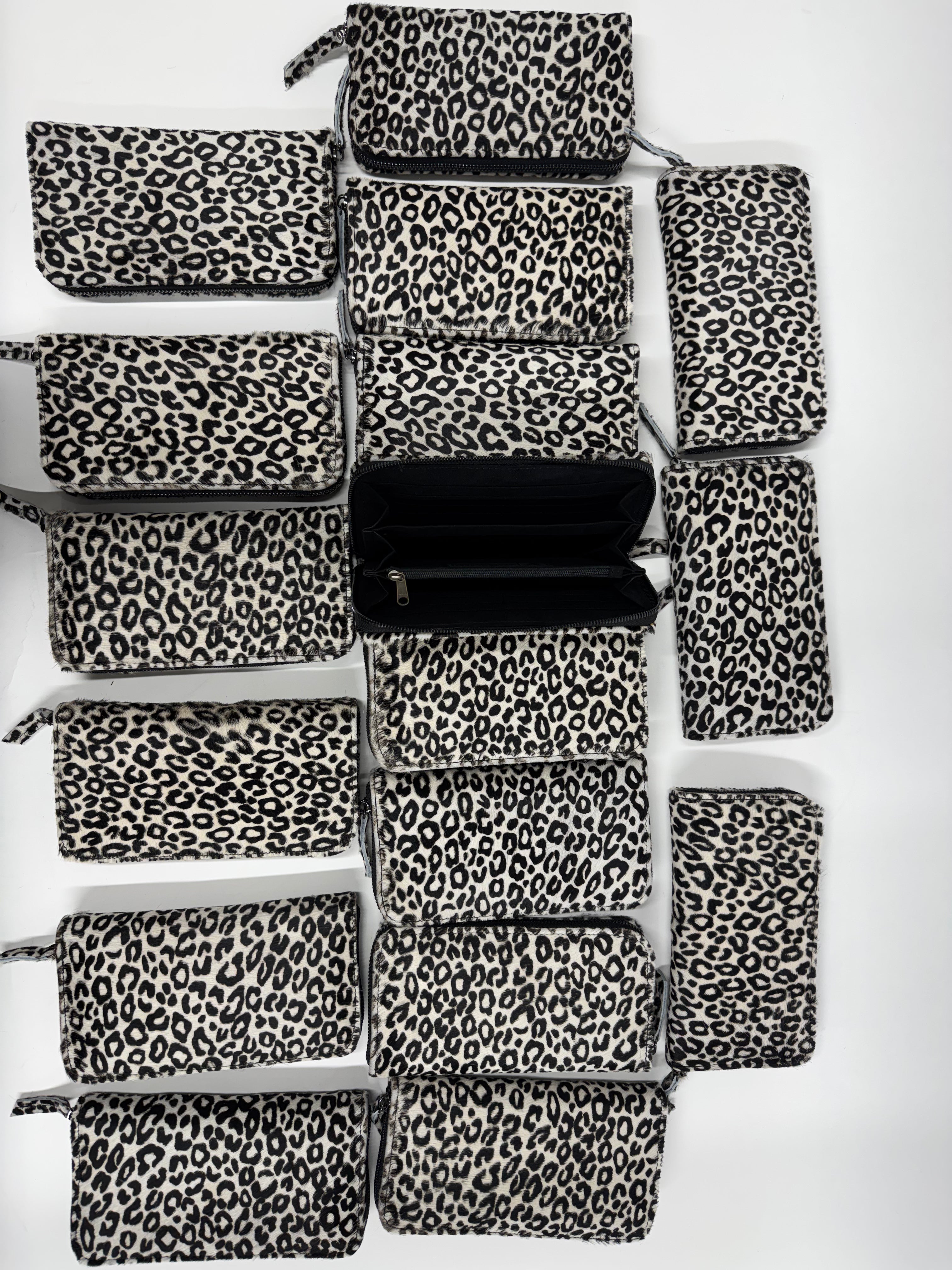 Printed Cowhide Wallet