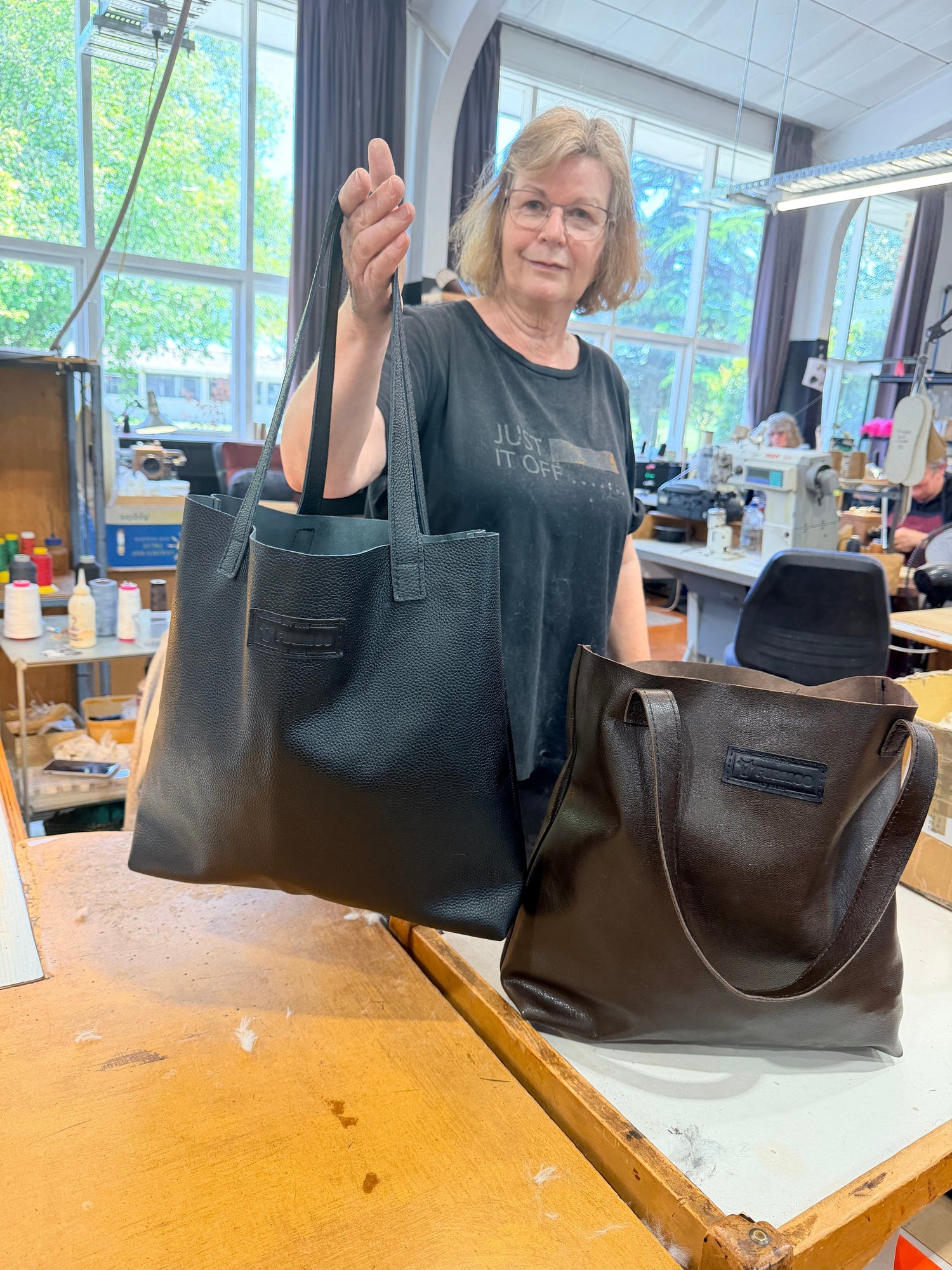 Lynleys Leather Tote