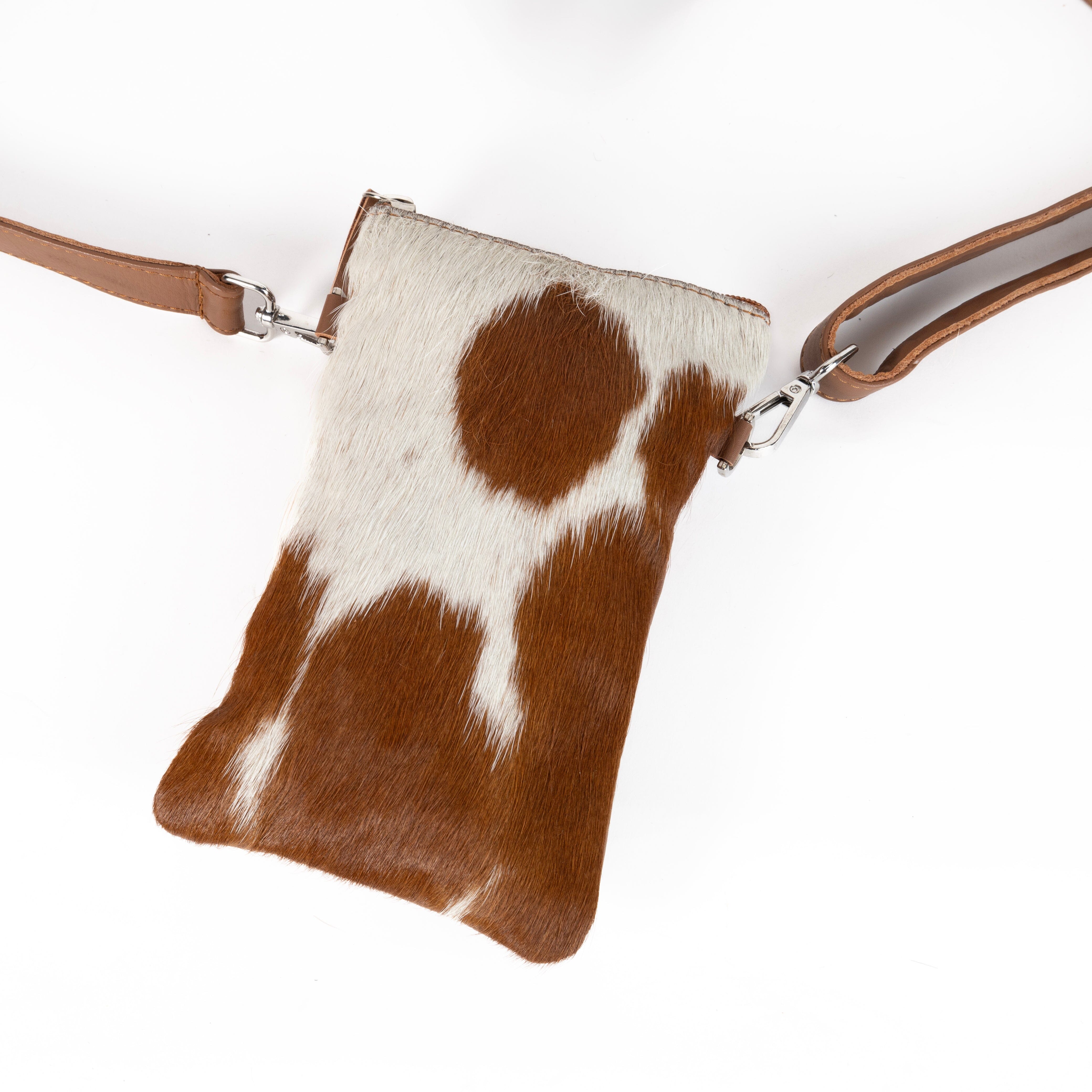 Fur Get Me Not Cowhide Phone Pouch FURMOO