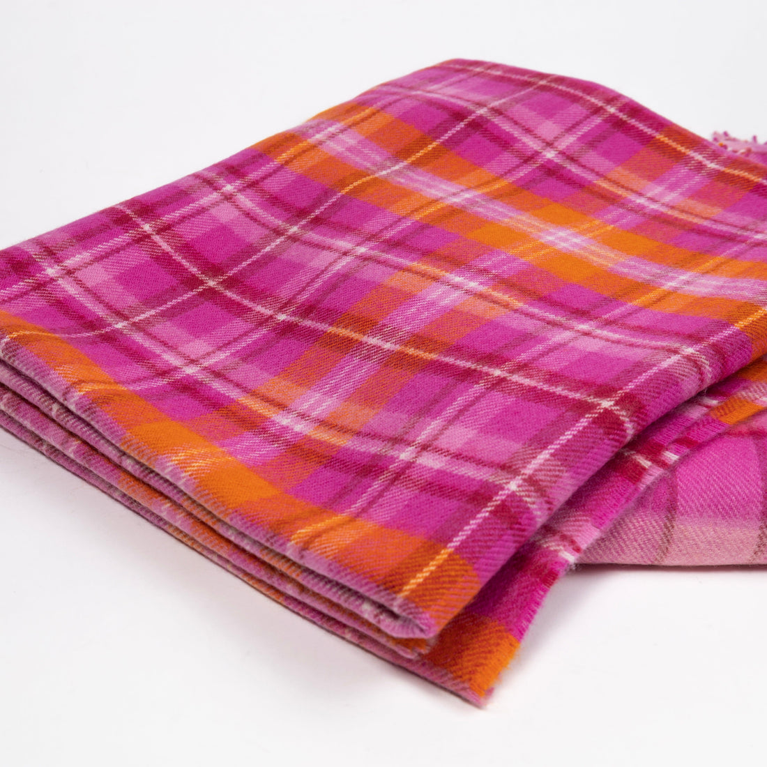 Fizzy Fleece Tartan Lambswool Blanket